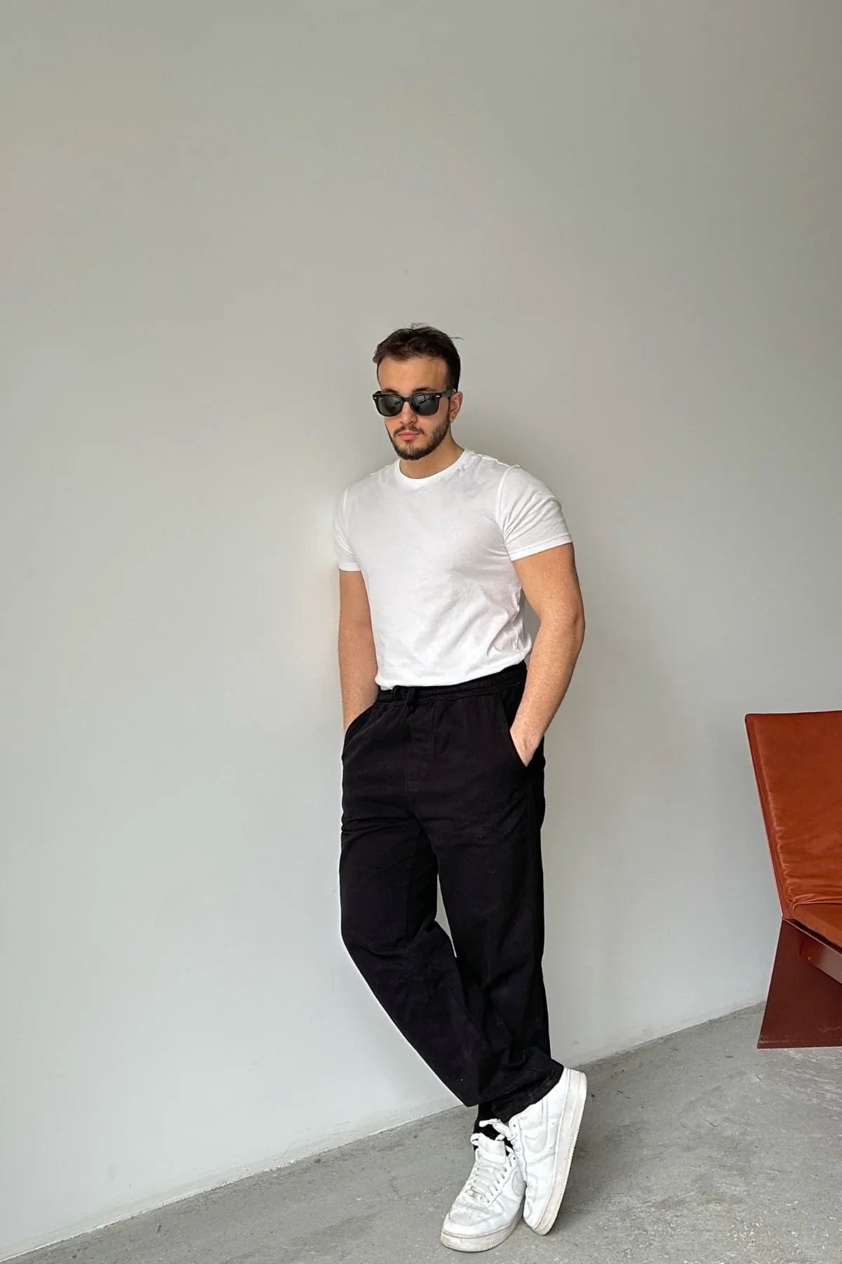 ponil-erkek-pamuk-regular-fit-gabardin-rahat-kalip-bagcikli-pantolon-20741 - Livio Ferri