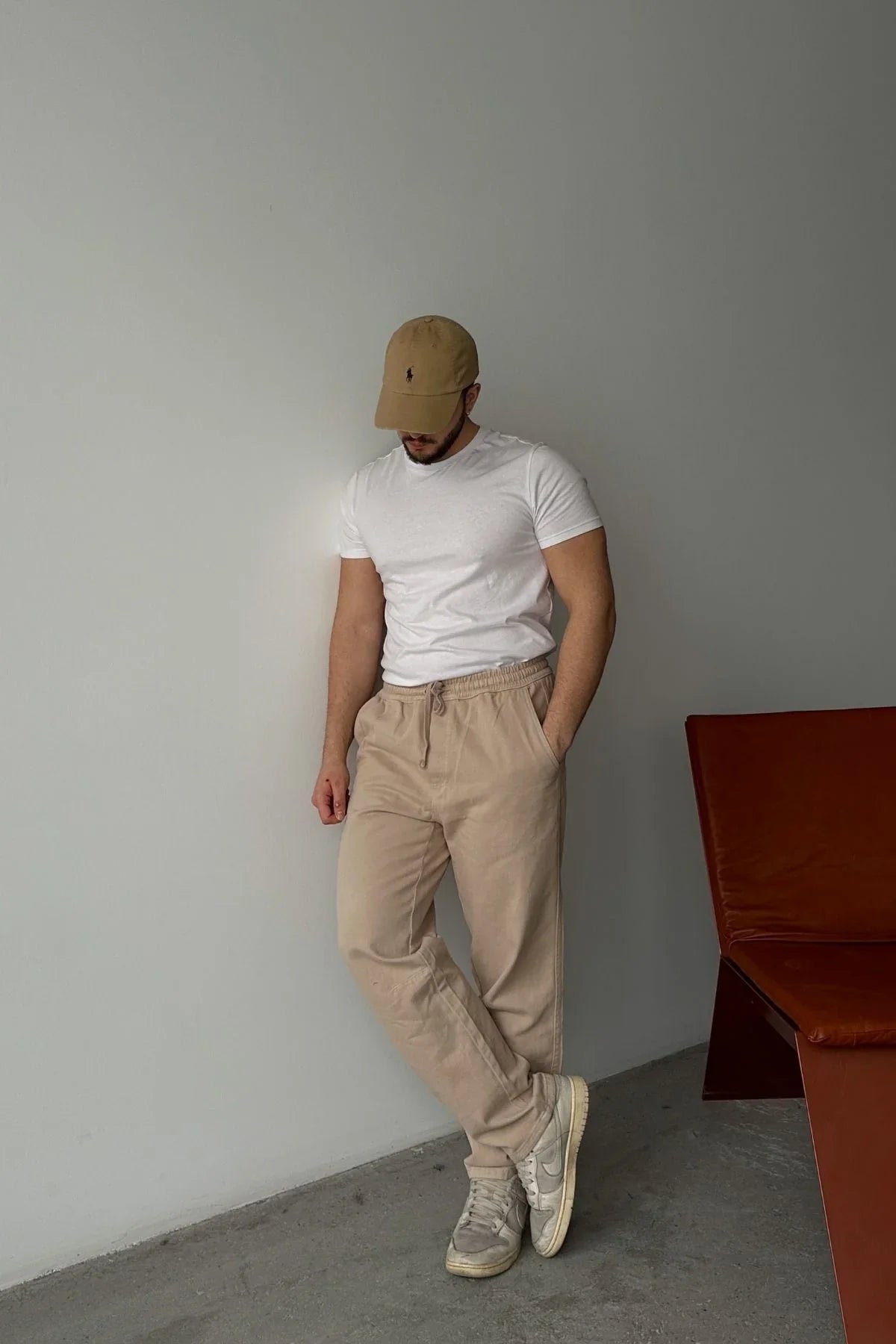 ponil-erkek-pamuk-regular-fit-gabardin-rahat-kalip-bagcikli-pantolon-20744 - Livio Ferri