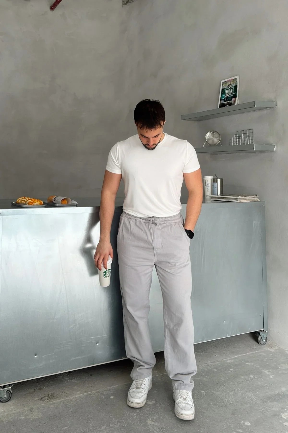 ponil-erkek-pamuk-regular-fit-gabardin-rahat-kalip-bagcikli-pantolon-20745 - Livio Ferri