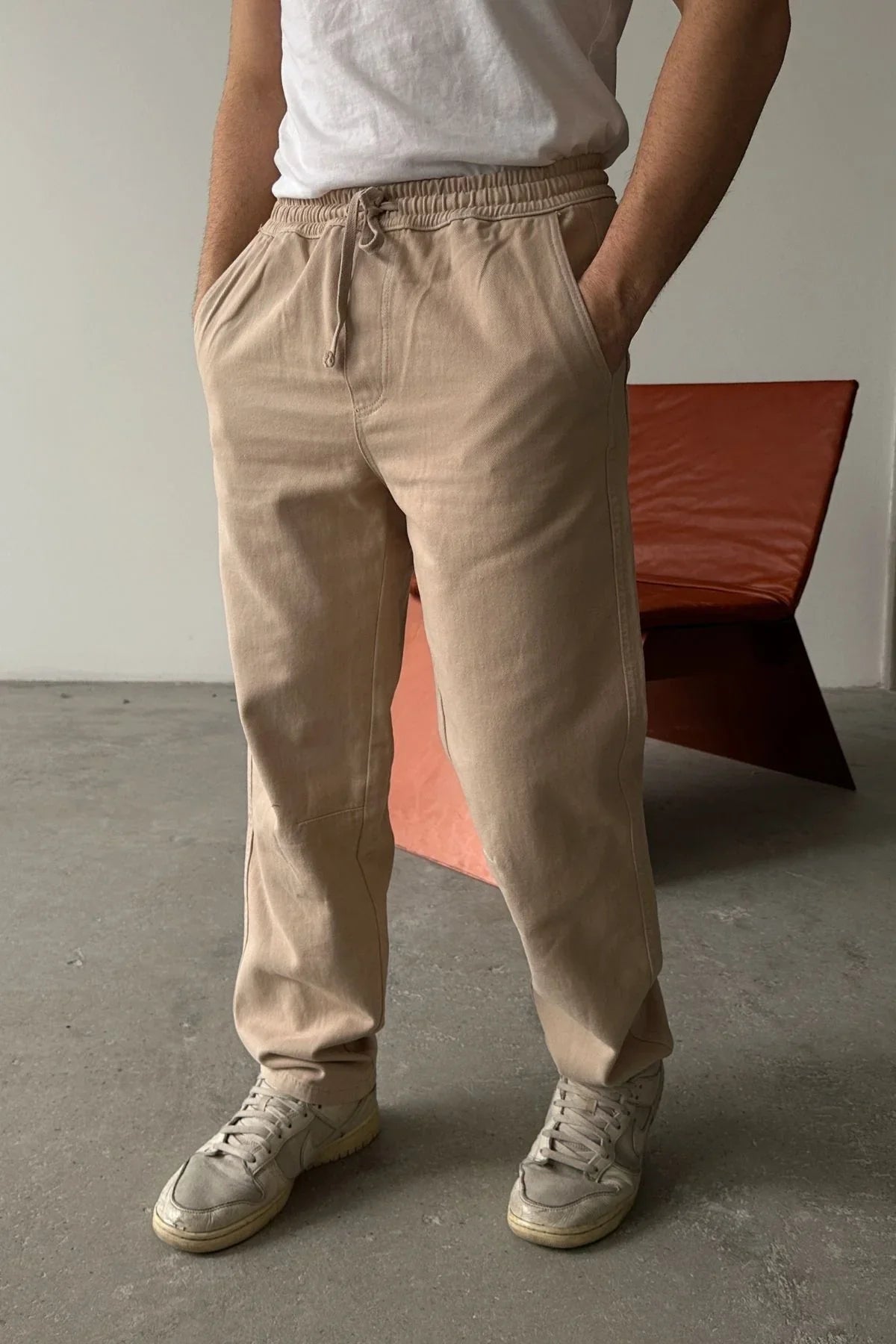 ponil-erkek-pamuk-regular-fit-gabardin-rahat-kalip-bagcikli-pantolon-20756 - Livio Ferri