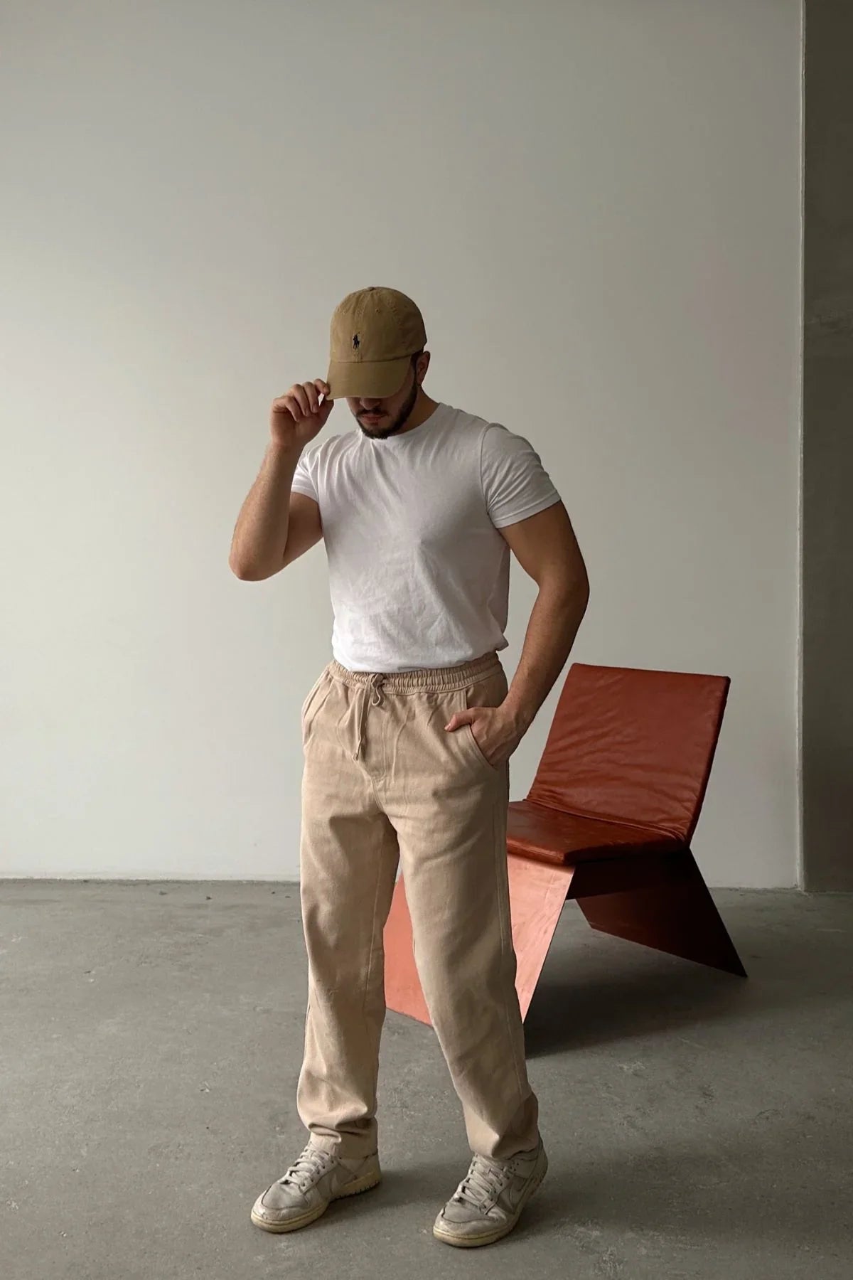 ponil-erkek-pamuk-regular-fit-gabardin-rahat-kalip-bagcikli-pantolon-20759 - Livio Ferri