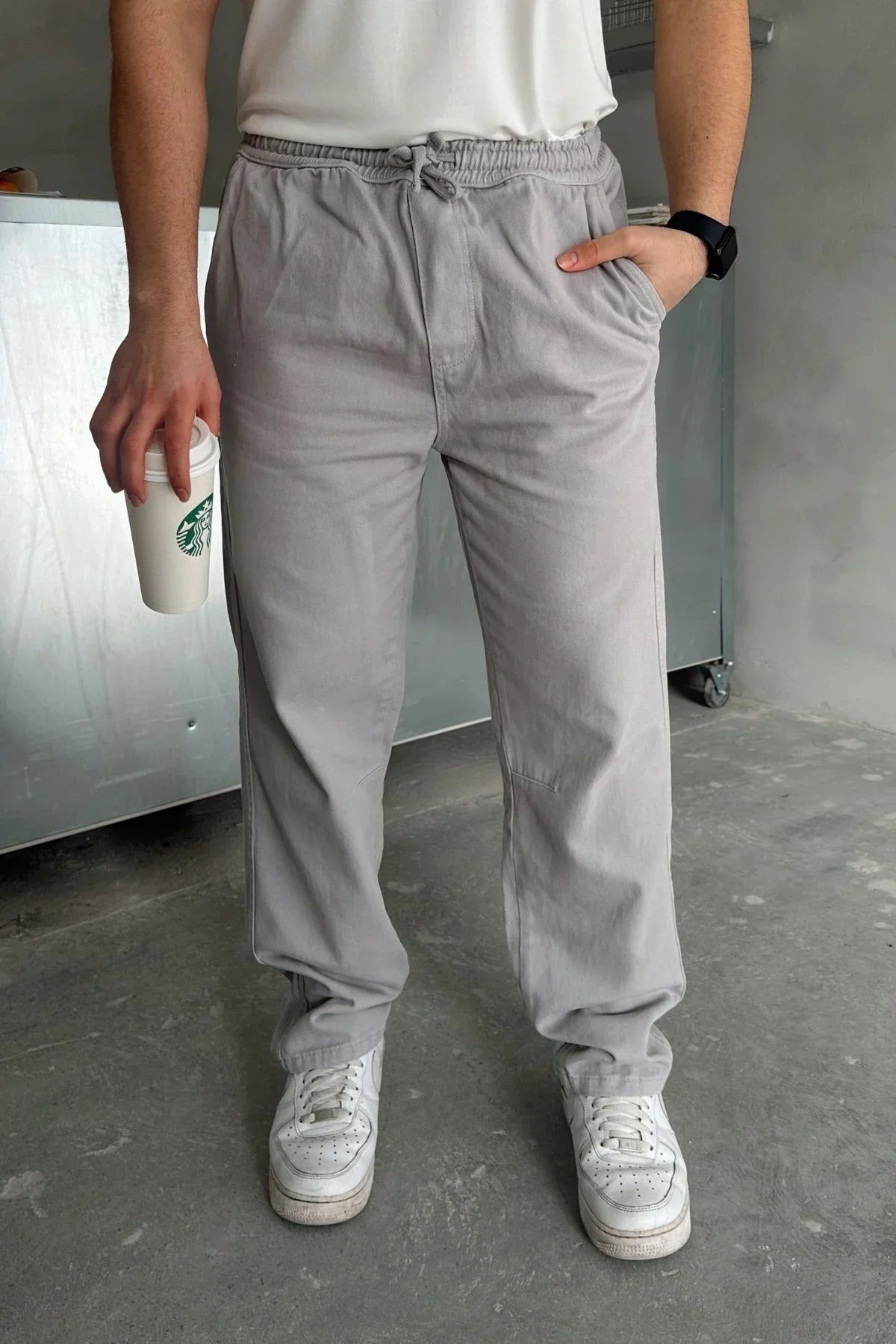 ponil-erkek-pamuk-regular-fit-gabardin-rahat-kalip-bagcikli-pantolon-20760 - Livio Ferri