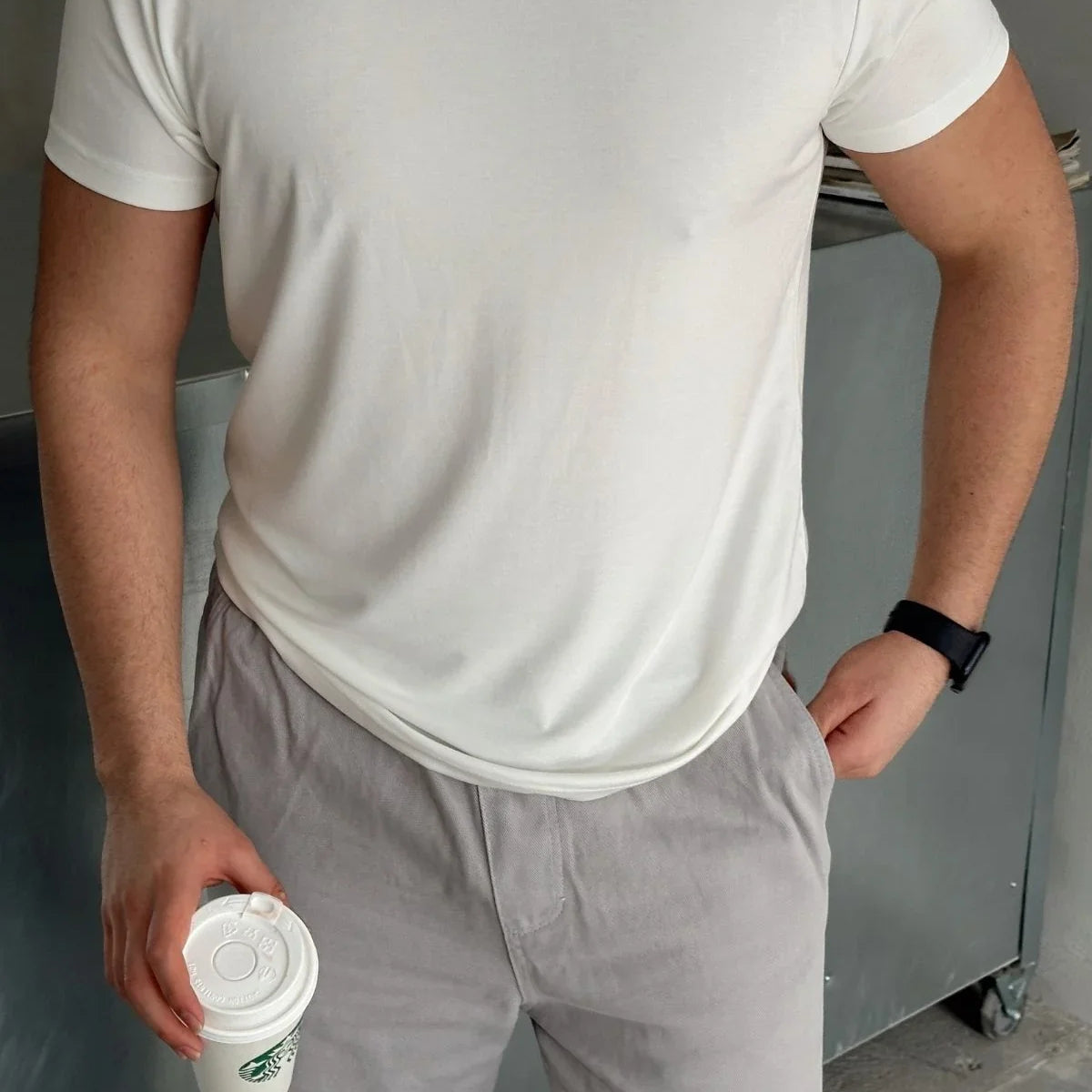 sogom-erkek-bisiklet-yaka-extra-soft-regular-fit-kisa-kollu-tisort-20558 - Livio Ferri