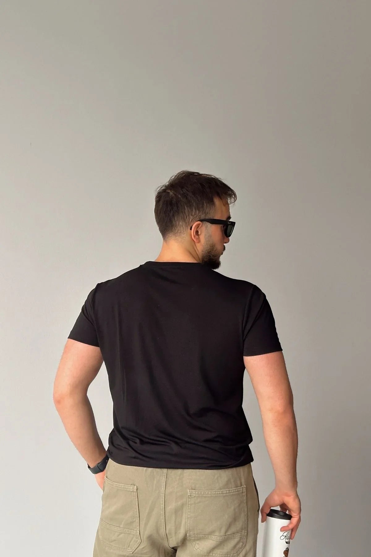 Sogom Erkek Bisiklet Yaka Extra soft Regular Fit Kısa Kollu Tişört - Livio Ferri