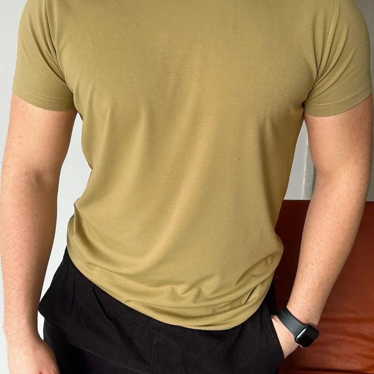 sogom-erkek-bisiklet-yaka-extra-soft-regular-fit-kisa-kollu-tisort-20570 - Livio Ferri