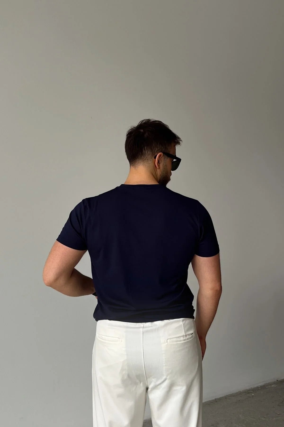 Sogom Erkek Bisiklet Yaka Extra soft Regular Fit Kısa Kollu Tişört - Livio Ferri