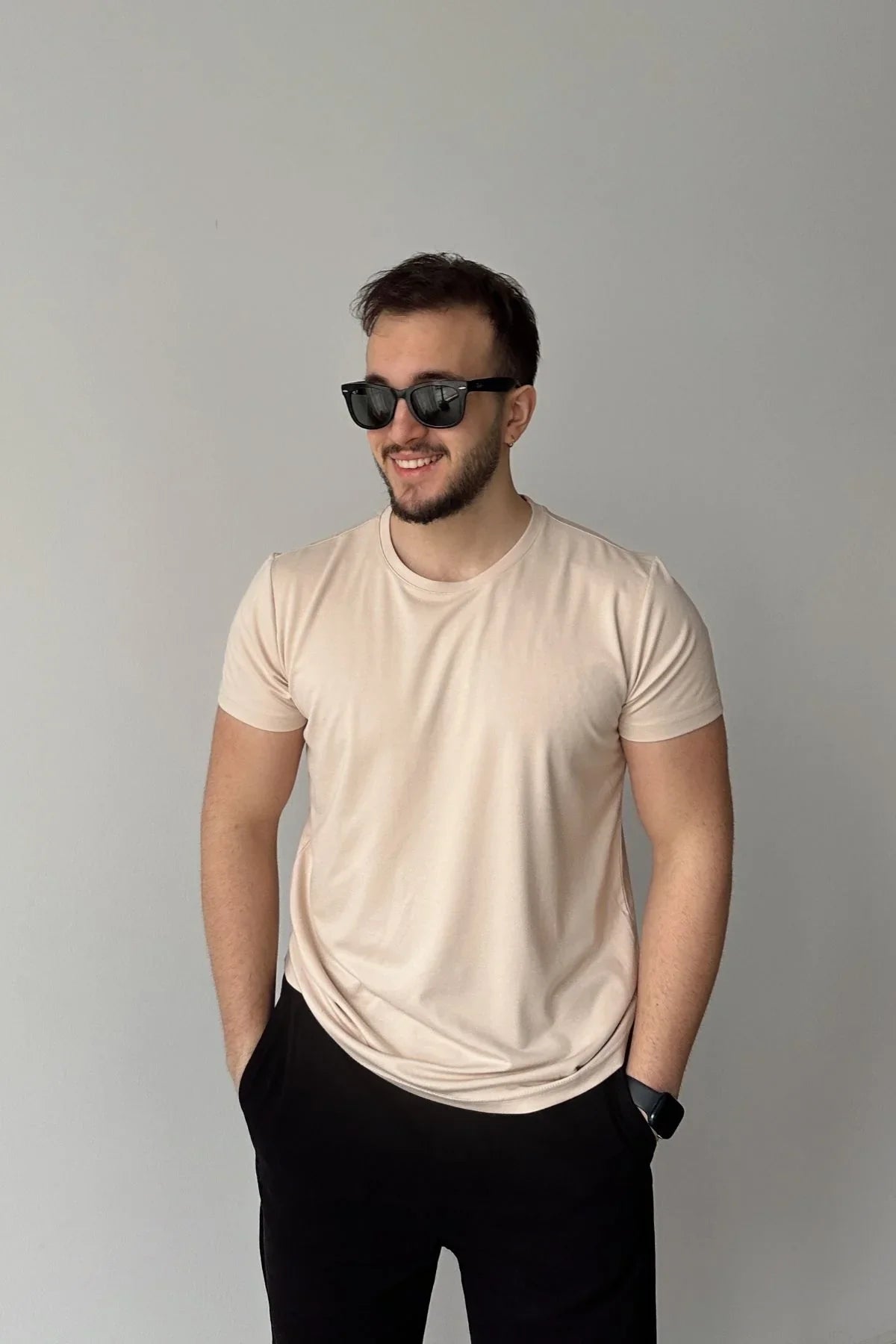 Sogom Erkek Bisiklet Yaka Extra soft Regular Fit Kısa Kollu Tişört - Livio Ferri