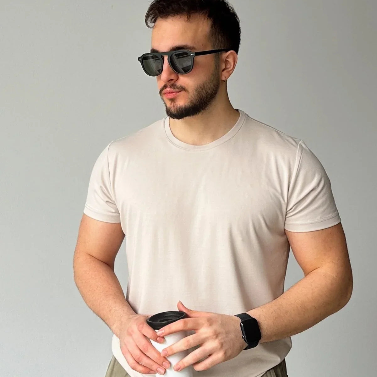 sogom-erkek-bisiklet-yaka-extra-soft-regular-fit-kisa-kollu-tisort-20580 - Livio Ferri