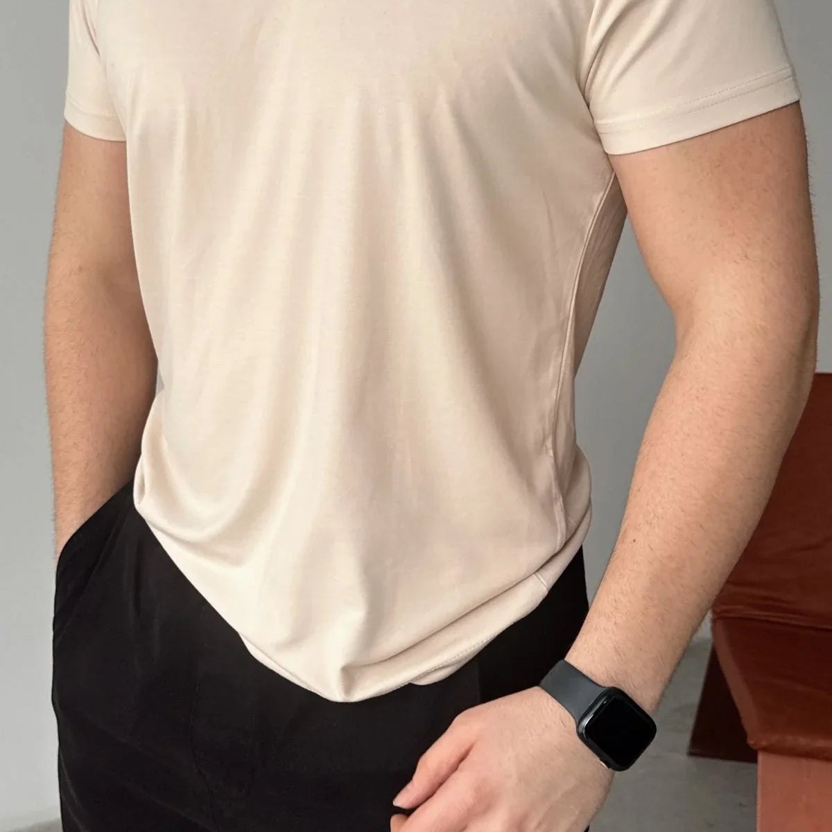 sogom-erkek-bisiklet-yaka-extra-soft-regular-fit-kisa-kollu-tisort-20588 - Livio Ferri
