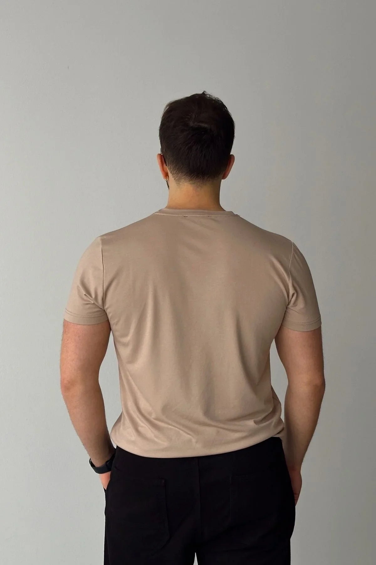 Sogom Erkek Bisiklet Yaka Extra soft Regular Fit Kısa Kollu Tişört - Livio Ferri