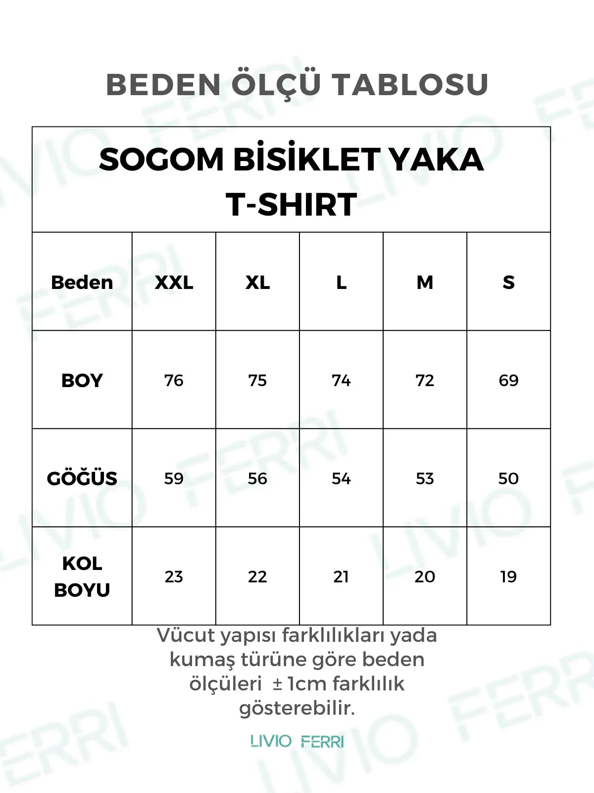 Sogom Erkek Bisiklet Yaka Extra soft Regular Fit Kısa Kollu Tişört - Livio Ferri