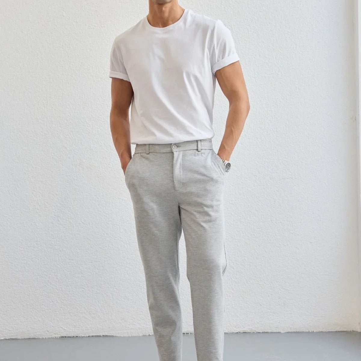 talon-erkek-sik-jogger-pantolon-asiri-esnek-beli-gizli-ipli-23688 - Livio Ferri