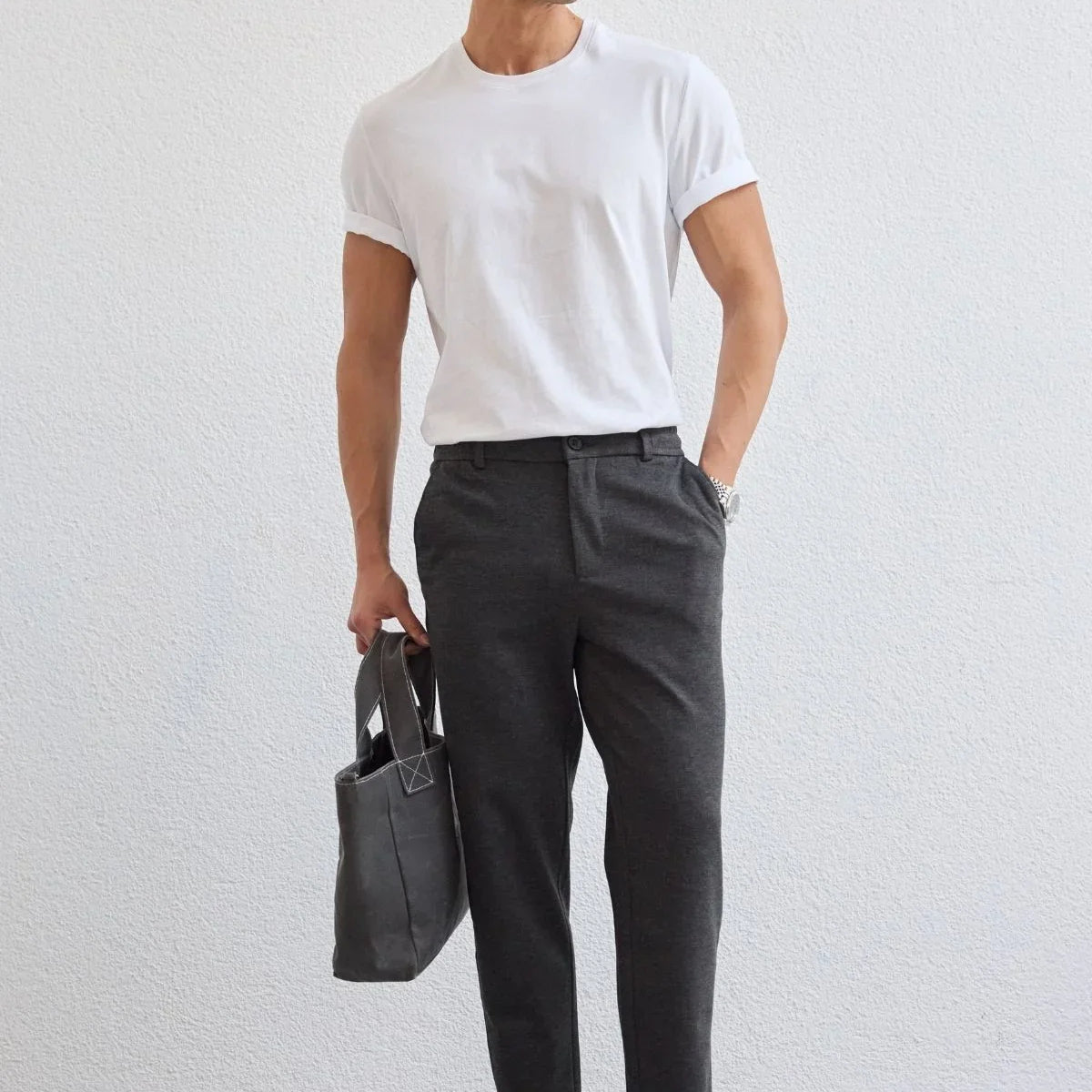talon-erkek-sik-jogger-pantolon-asiri-esnek-beli-gizli-ipli-23914 - Livio Ferri