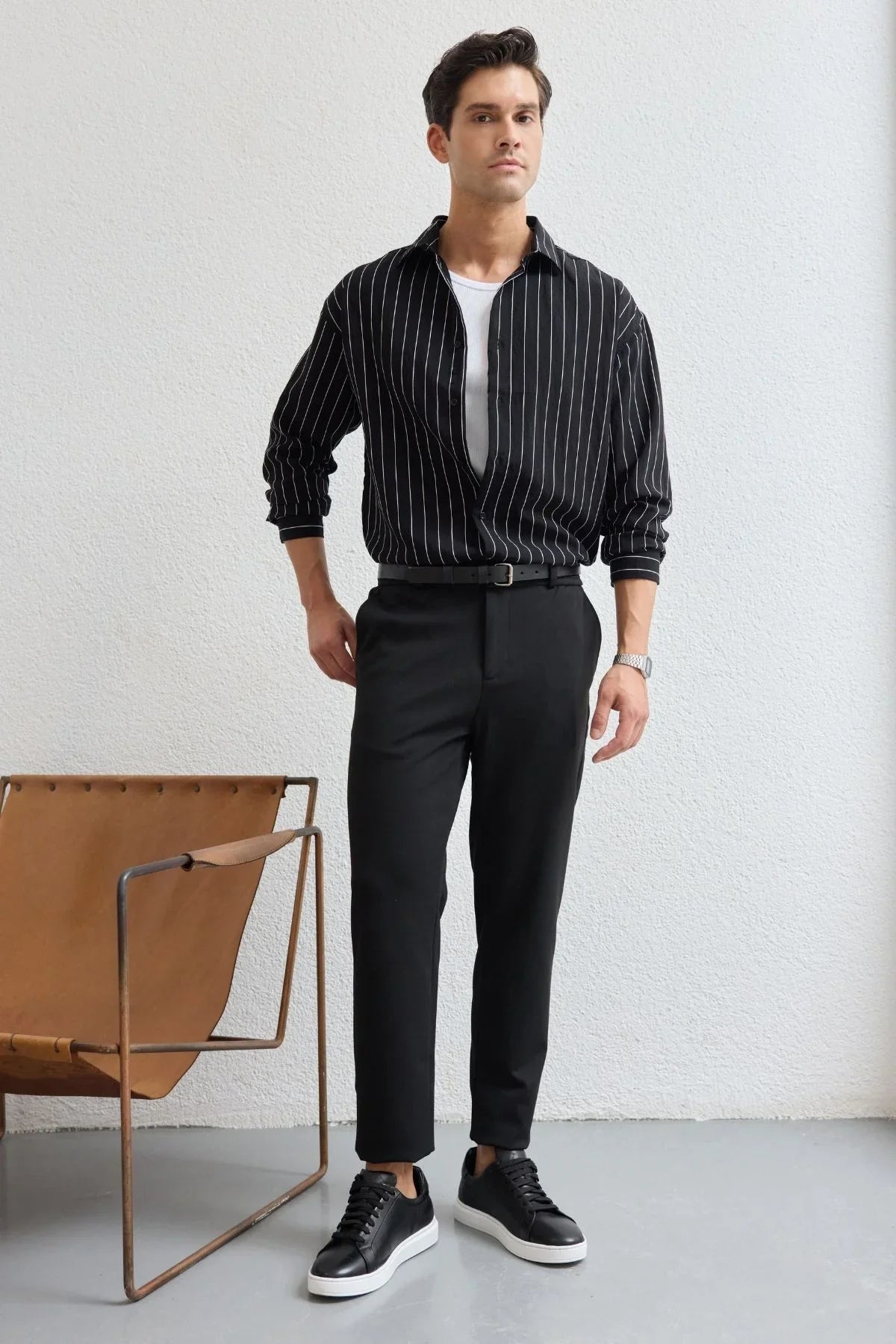 talon-erkek-sik-jogger-pantolon-asiri-esnek-beli-gizli-ipli-23925 - Livio Ferri