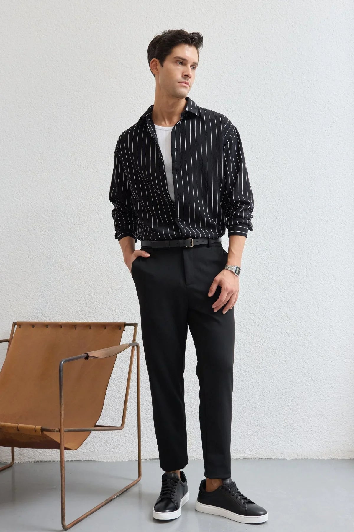 talon-erkek-sik-jogger-pantolon-asiri-esnek-beli-gizli-ipli-23927 - Livio Ferri