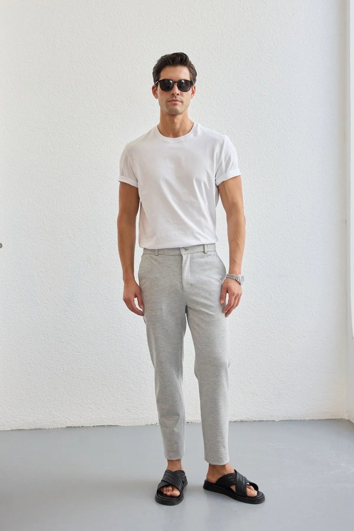 talon-erkek-sik-jogger-pantolon-asiri-esnek-beli-gizli-ipli-23929 - Livio Ferri