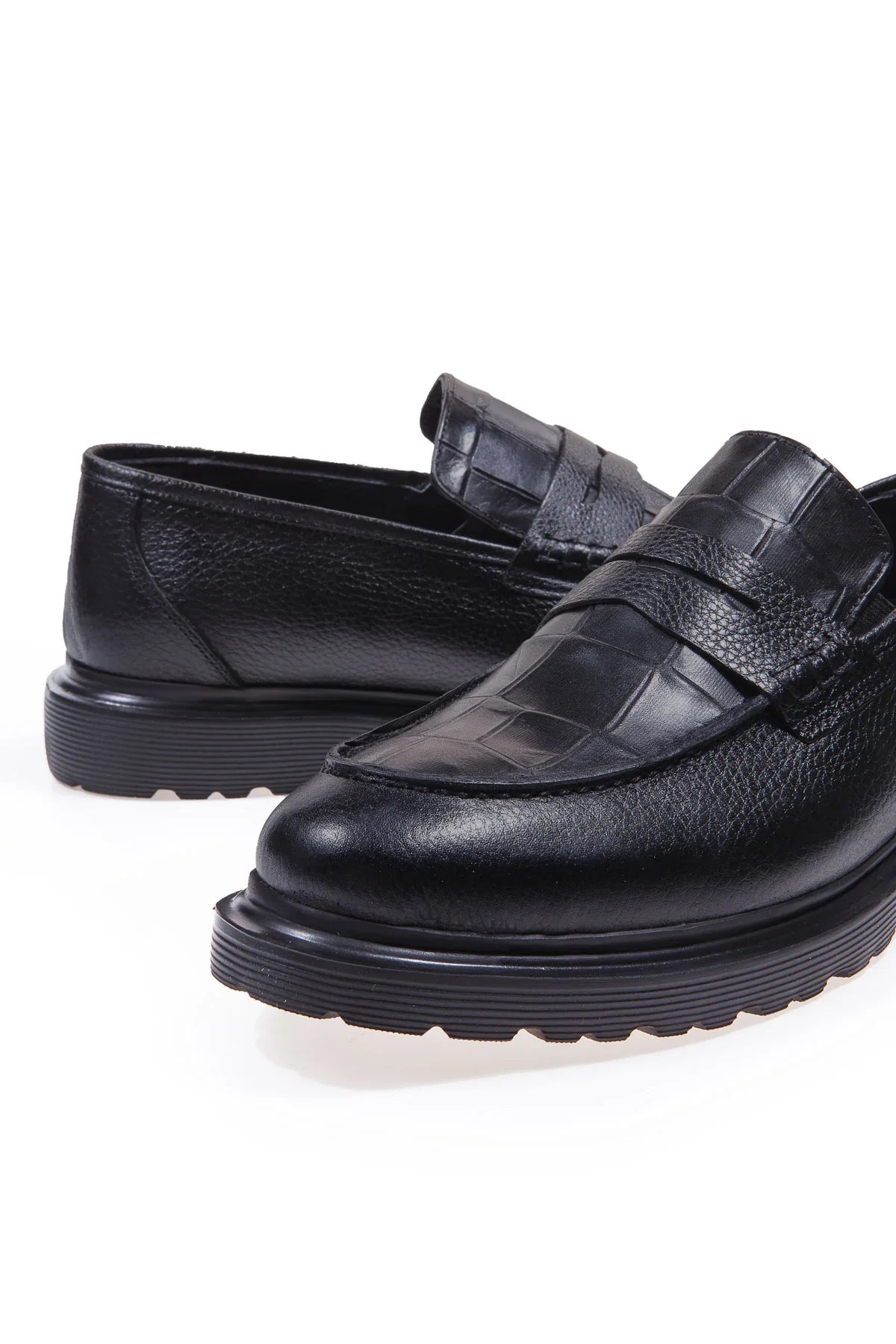 Varekil Erkek Ayakkabı %100 Hakiki Desenli Deri, Klasik ve Günlük Form - Livio Ferri