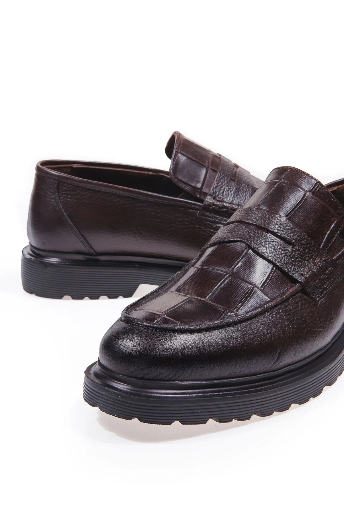 Varekil Erkek Ayakkabı %100 Hakiki Desenli Deri, Klasik ve Günlük Form - Livio Ferri