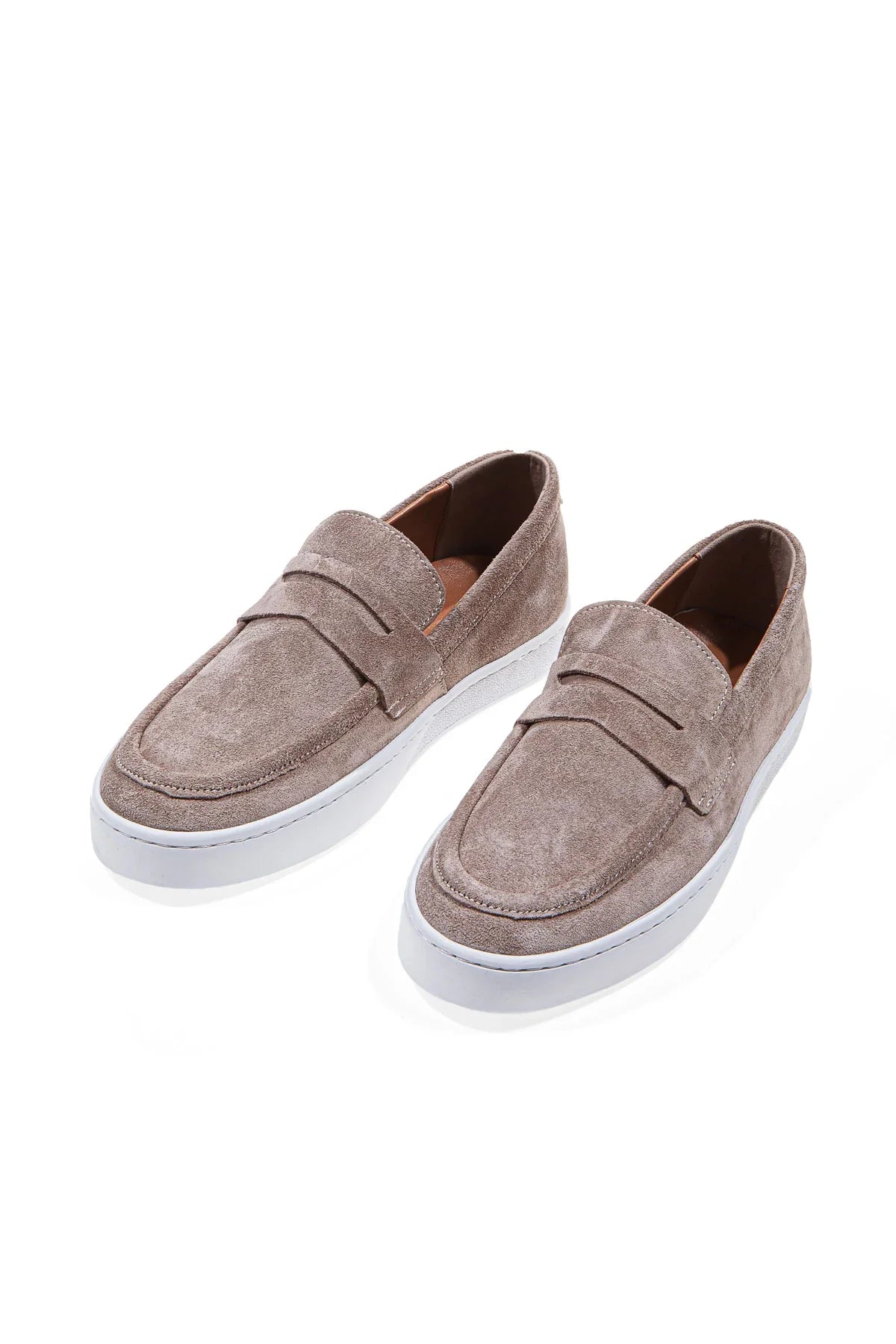 Veme Erkek Loafer Ayakkabı Hakiki Süet Deri, Klasik Rahat Form - Livio Ferri
