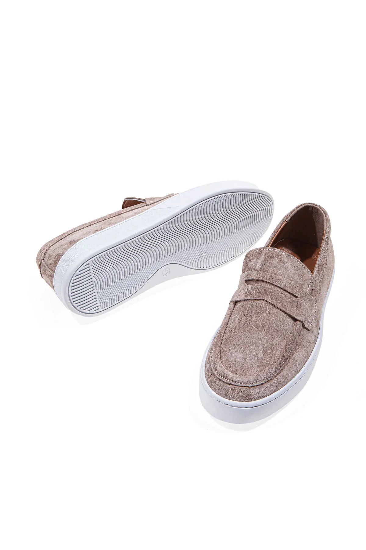 Veme Erkek Loafer Ayakkabı Hakiki Süet Deri, Klasik Rahat Form - Livio Ferri