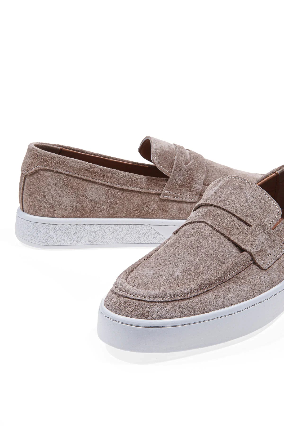 Veme Erkek Loafer Ayakkabı Hakiki Süet Deri, Klasik Rahat Form - Livio Ferri