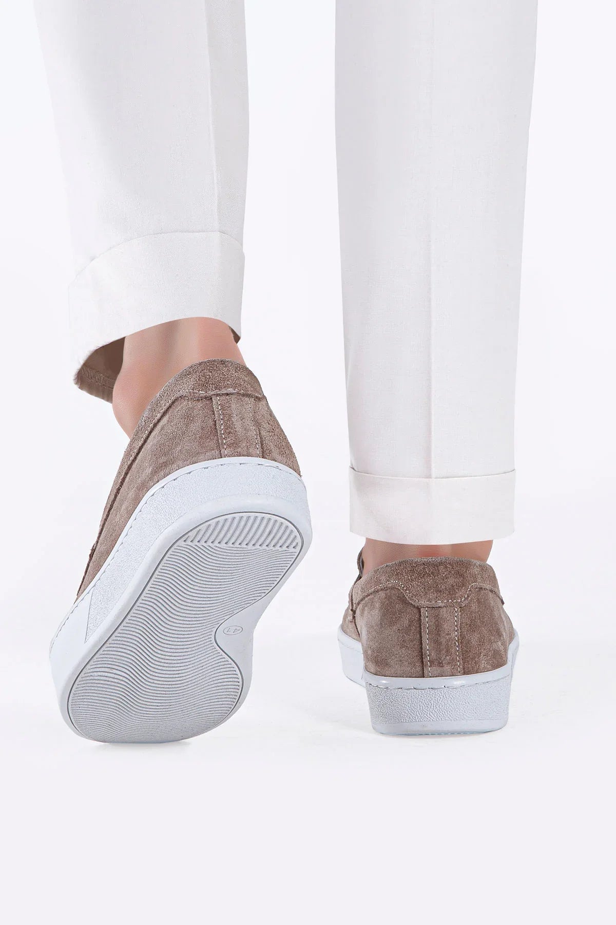 Veme Erkek Loafer Ayakkabı Hakiki Süet Deri, Klasik Rahat Form - Livio Ferri