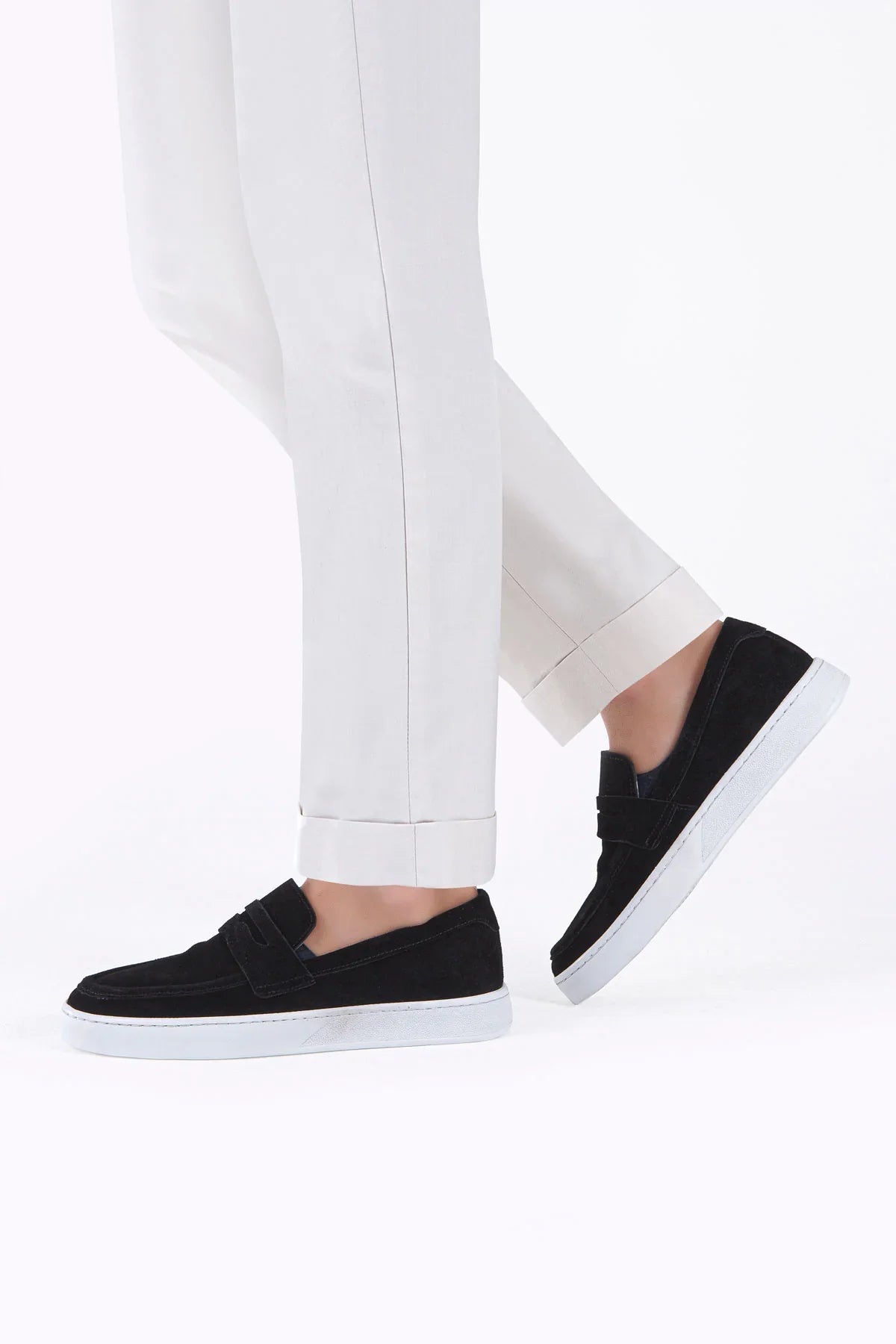 Veme Erkek Loafer Ayakkabı Hakiki Süet Deri, Klasik Rahat Form - Livio Ferri