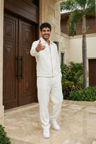 Artigas Premium Fermuarlı Düz Basic Ceket Pantolon Erkek Takım Relax Kalıp - Livio Ferri