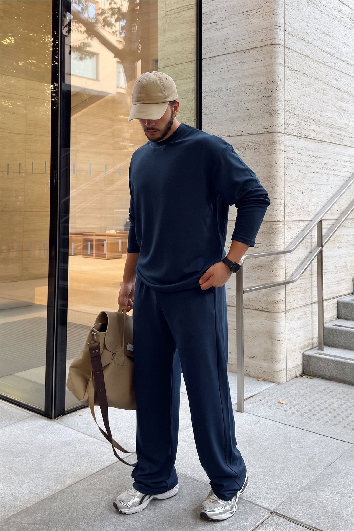 Barbosa Erkek Oversize Dökümlü Soft Touch Alt Üst Takım Set