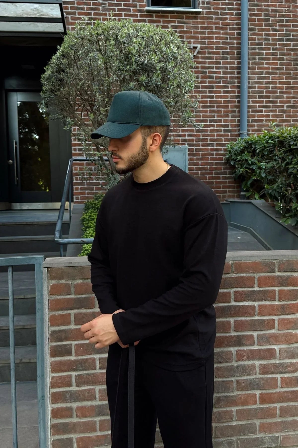 Arnik Oversize Erkek Dökümlü Soft Touch Uzun Kollu Sweatshirt Tişört