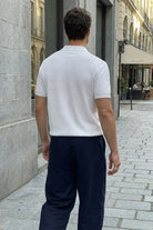 Chapa Regular Fit Polo Yaka Erkek Kısa Kol Dokulu Triko Tişört - Livio Ferri