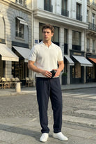 Chapa Regular Fit Polo Yaka Erkek Kısa Kol Dokulu Triko Tişört - Livio Ferri