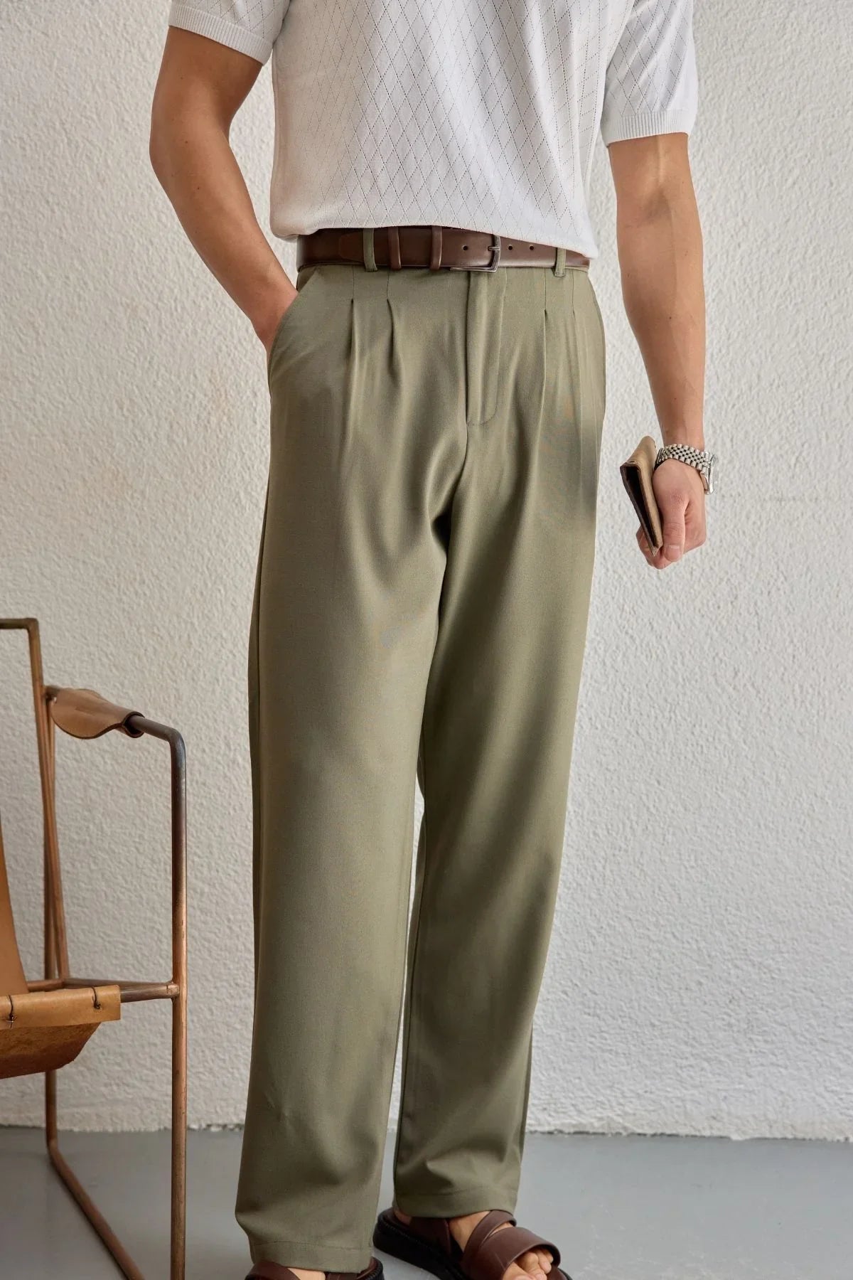 Durry Erkek Çift Pileli Baggy Pantolon