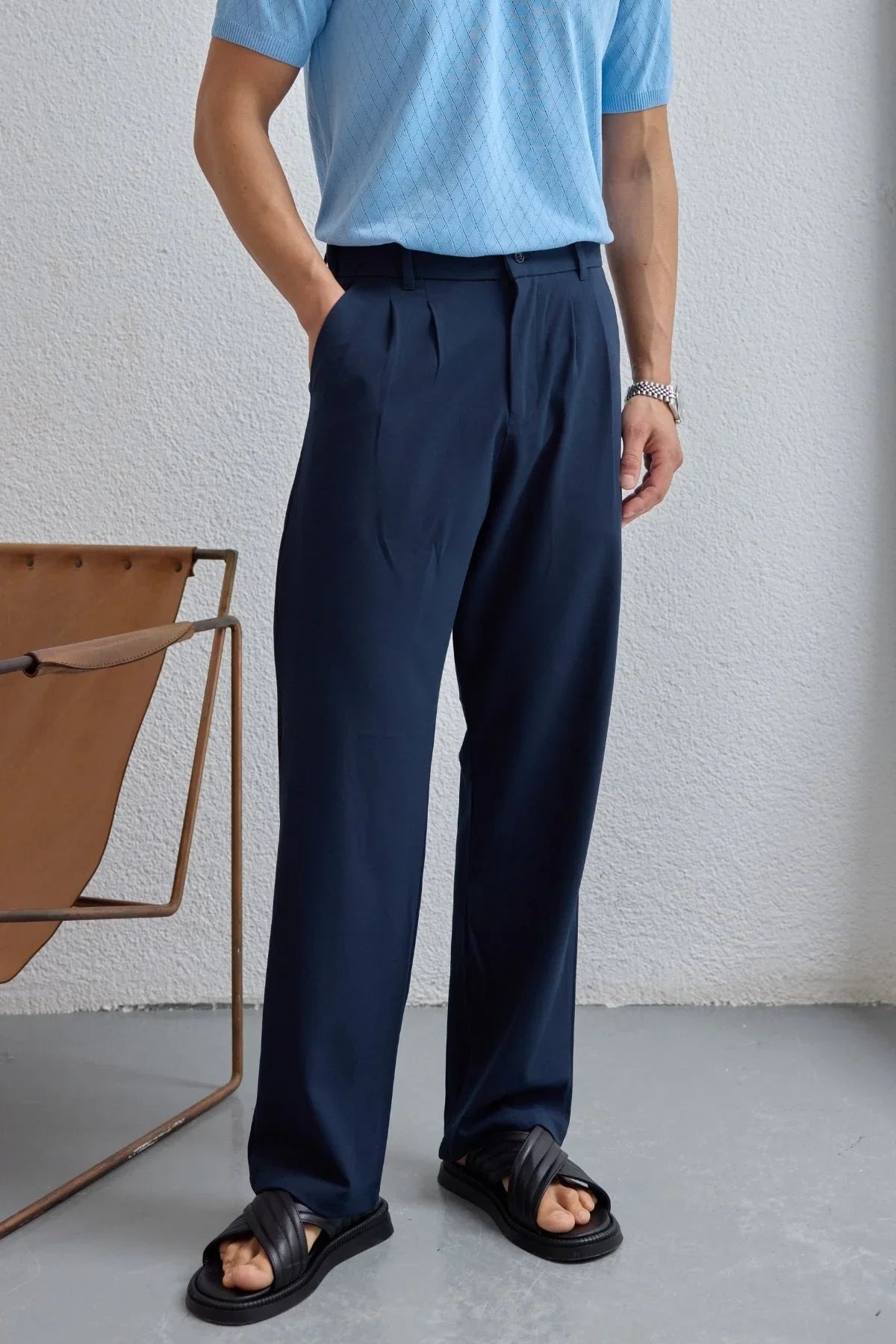 Durry Erkek Çift Pileli Baggy Pantolon