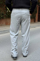 Erkek Kumaş Baggy Kalıp Pileli Pantolon - Livio Ferri