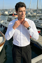 erkek-slim-fit-4-mevsim-kolay-utulenir-basic-duz-gomlek-27996 - Livio Ferri