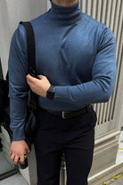 erkek-standart-fit-normal-kesim-tam-balikci-bogazli-yaka-triko-kazak-20191 - Livio Ferri