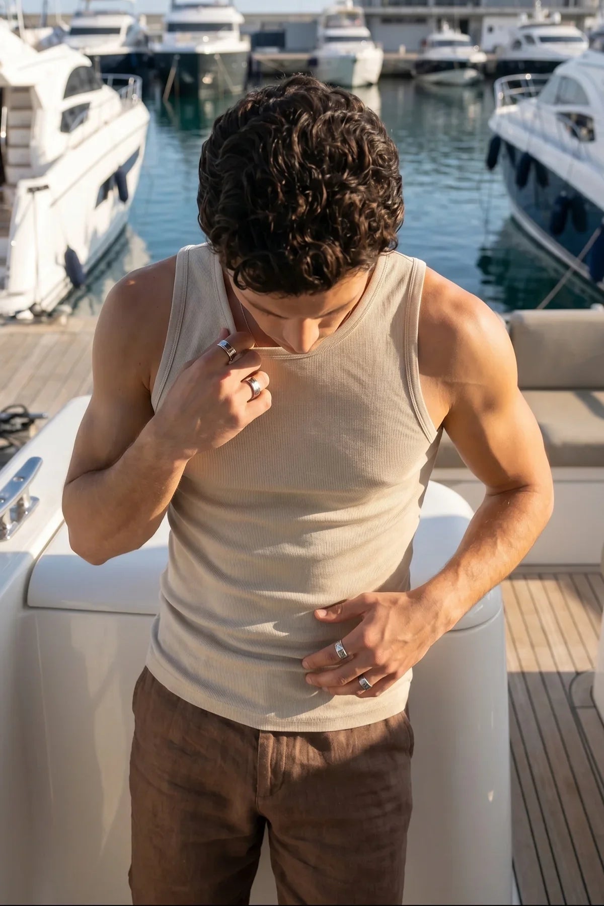 hono-100-cotton-fitilli-erkek-basic-atlet-27935 - Livio Ferri