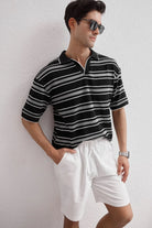 kuryu-erkek-muslin-sort-rahat-kalip-100-pamuk-nefes-alan-doku-23982 - Livio Ferri