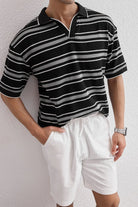 kuryu-erkek-muslin-sort-rahat-kalip-100-pamuk-nefes-alan-doku-23991 - Livio Ferri