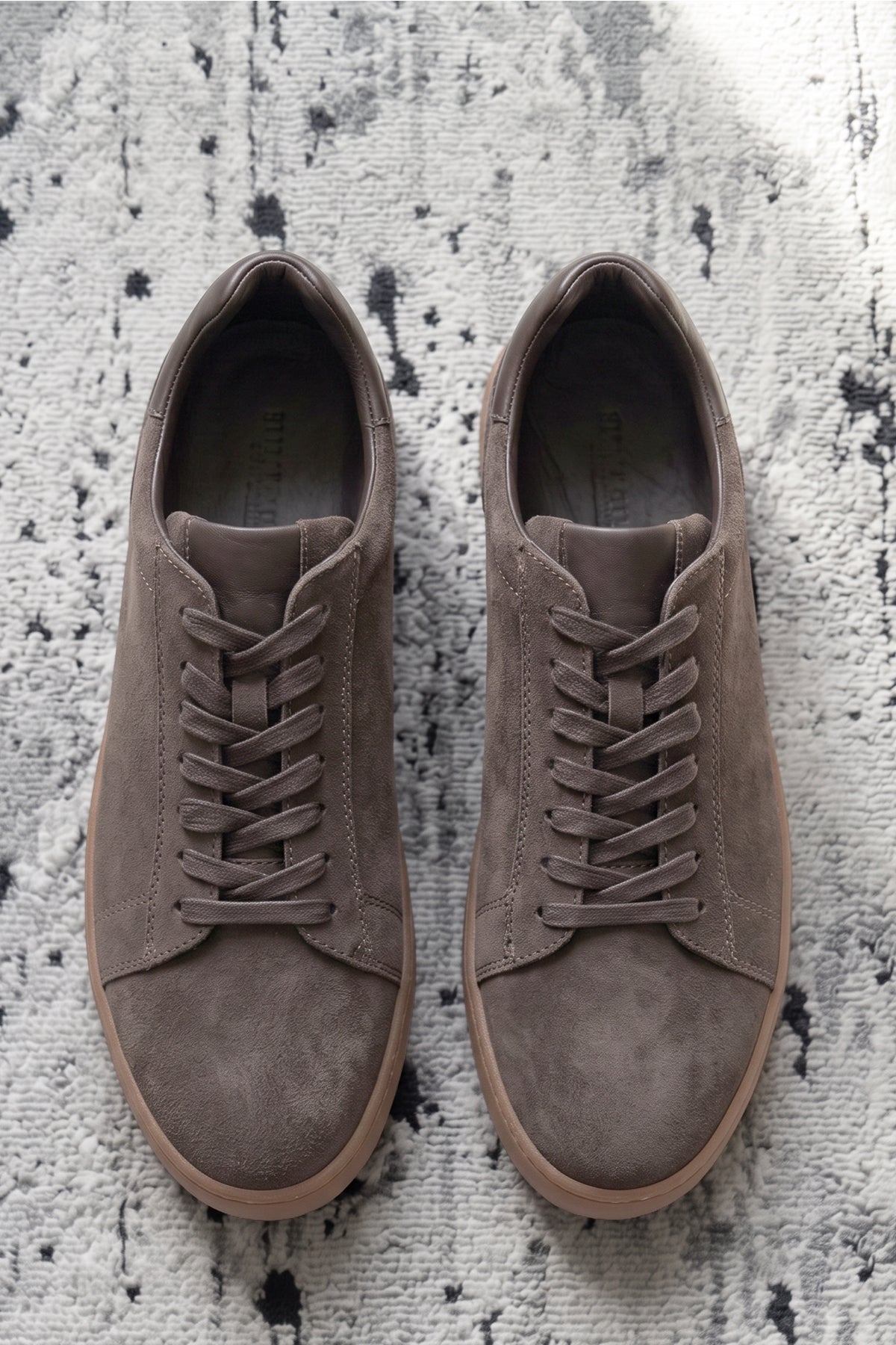 Leon %100 Hakiki Deri Bağcıklı Minimal Erkek Sneaker Ayakkabı