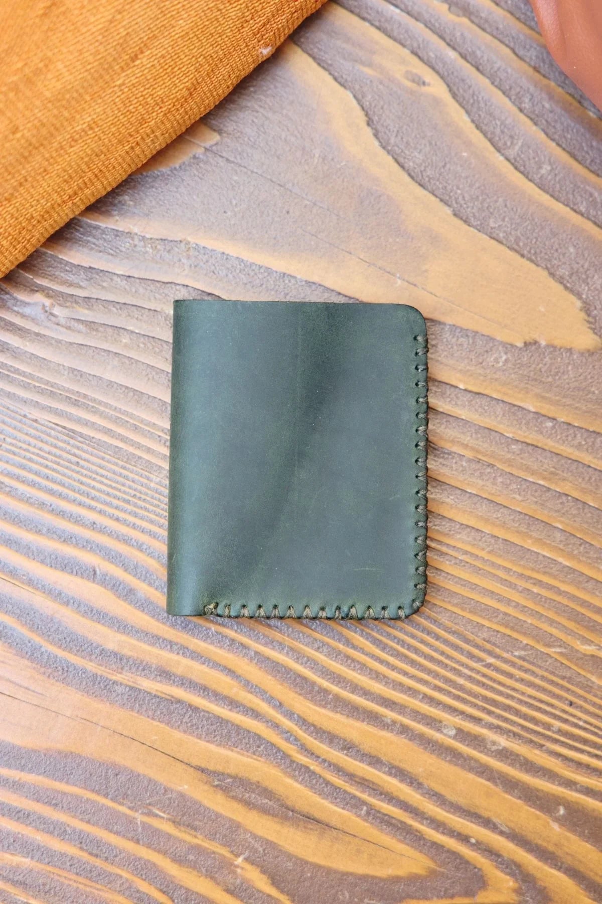 Lund Hakiki %100 Deri El Dikişli Dikey Erkek Kartlık Cüzdan