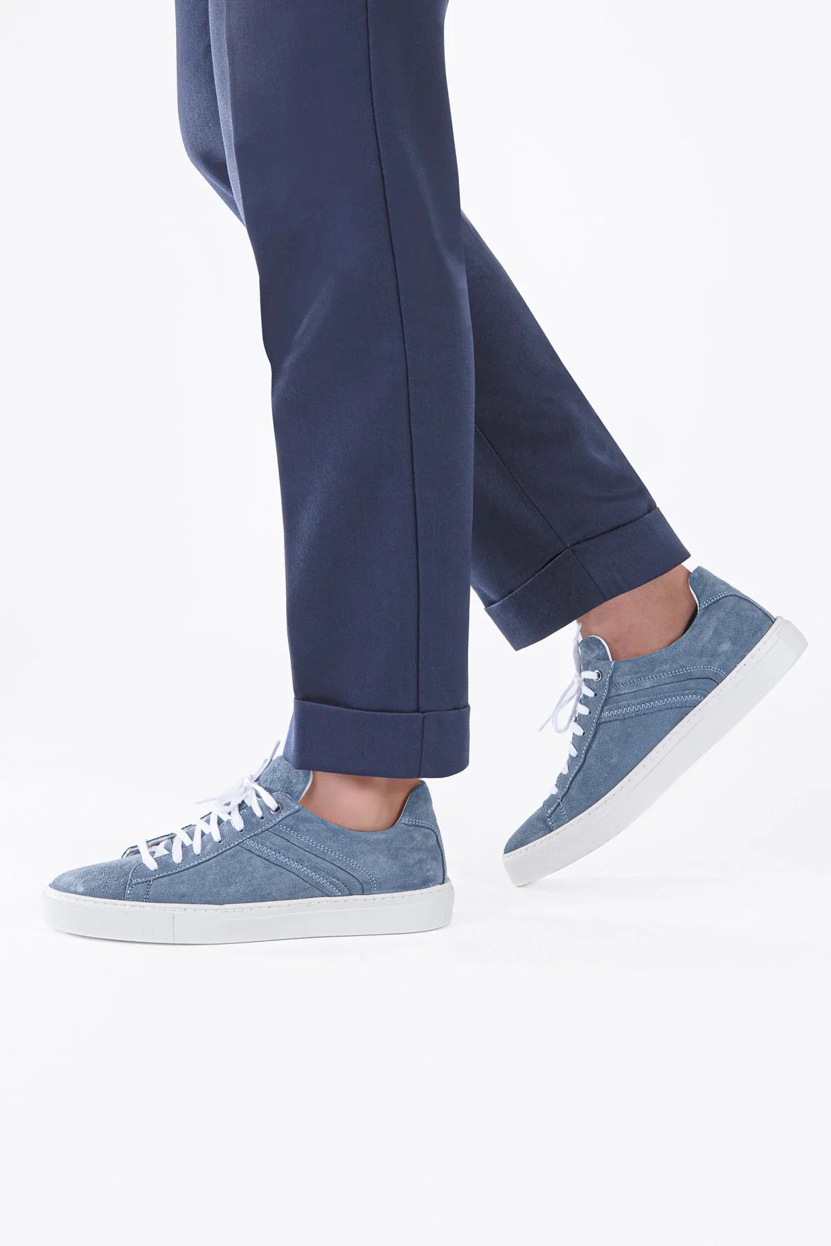 maura-erkek-sneaker-ayakkabi-hakiki-suet-bagcikli-tasarim-24390 - Livio Ferri