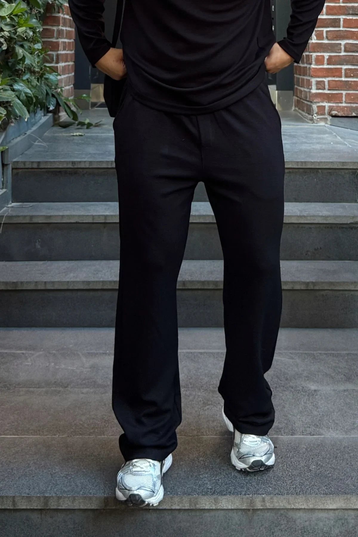 Pizarro Erkek Baggy Fit Dökümlü Günlük Pantolon Soft Touch