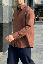 Portela Erkek %100 Pamuk Premium Oversize Erkek Gömlek - Livio Ferri