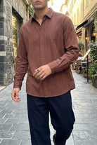 Portela Erkek %100 Pamuk Premium Oversize Erkek Gömlek - Livio Ferri