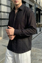 Portela Erkek %100 Pamuk Premium Oversize Erkek Gömlek - Livio Ferri