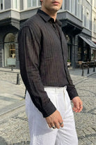 Portela Erkek %100 Pamuk Premium Oversize Erkek Gömlek - Livio Ferri