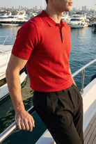 Surin Premium Pamuk Triko Polo Yaka Regular Fit Erkek Tişört - Livio Ferri