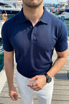 Surin Premium Pamuk Triko Polo Yaka Regular Fit Erkek Tişört - Livio Ferri